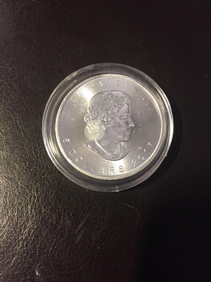 2017 Canadian Maple Leaf Silver Dollar