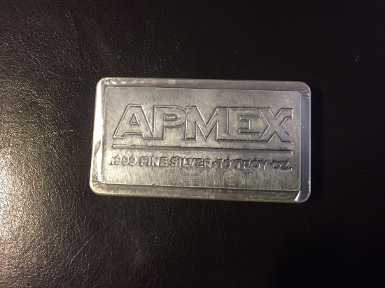 APMEX 10 oz Silver Bar