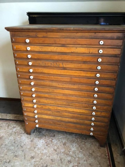 15 drawer drafting cabinet