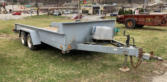 Heavy Duty Utility Trailer with Winch and Ramps