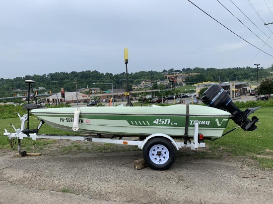 450 CM Terry Fishing Boat with Trailer