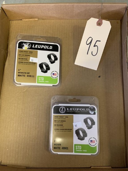 Leupold 1” Standard Rings (2 sets)