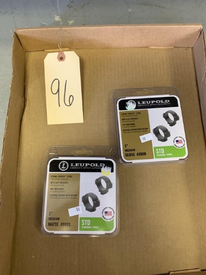 Leupold 1” Standard Rings (2 sets)
