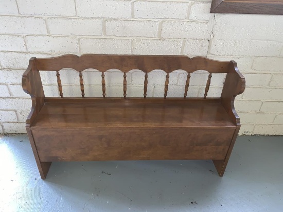 Ethan Allen Child's Wooden Bench