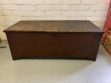 Antique Wooden Trunk