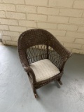 Child's Wicker Rocking Chair