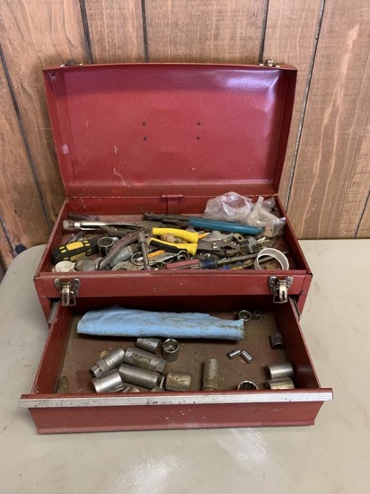 Red Toolbox with tools