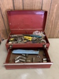 Red Toolbox with tools