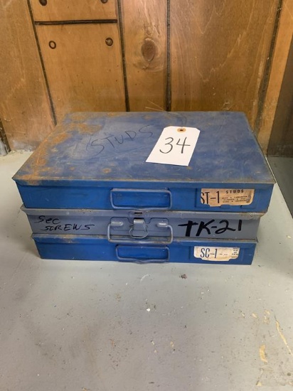 3 Assortment Bins with hardware