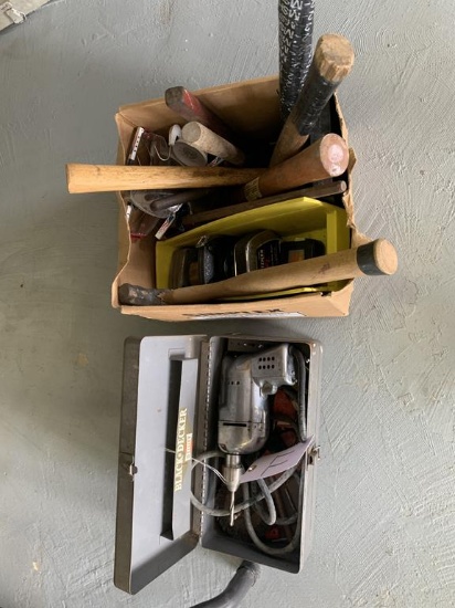 Hammers, Tape Measures, Electric Drill Kit