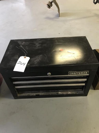 Craftsman Toolbox with Miscellaneous tools