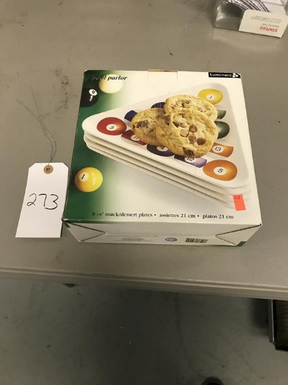 Pool Theme Snack Plates