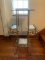 Antique Brass and Marble Stand