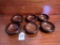 Hand Carved Mahogany Bowls