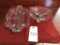 Etched Glass Serving Dishes
