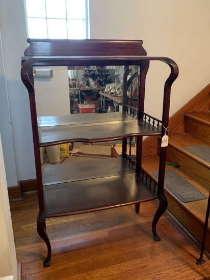 Wooden Stand With Mirrors