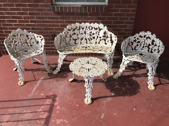 Wrought Iron Lawn Furniture