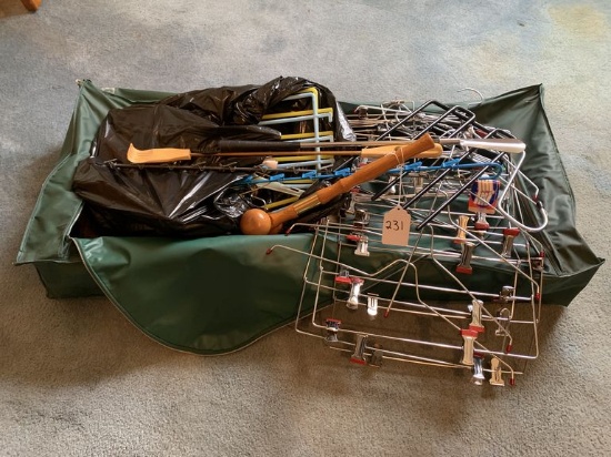 Hangars, Back Scratchers, Shoe Horn, Garment Bag