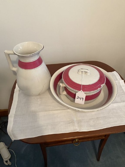 Royal Ironstone China Bowl and Pitcher Set