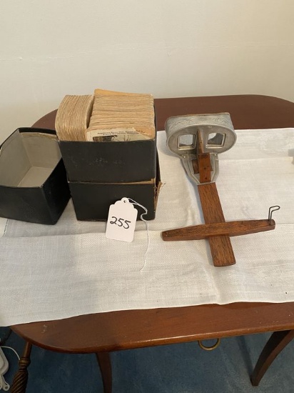 Sun Sculpture Stereo Viewer with Approximately 100 Cards