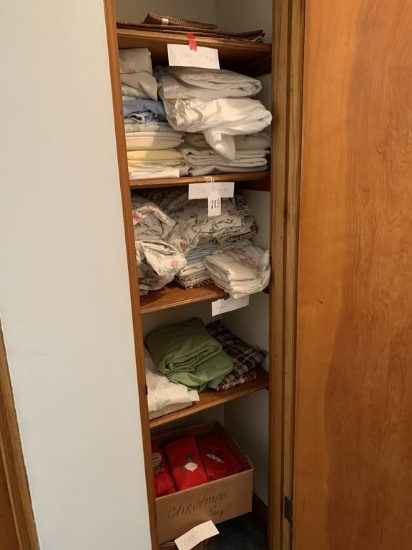 Sheets, Table Settings, Aprons, Pillow Cases, Bath Towels