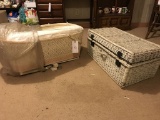 Wicker Bassonette and Trunk