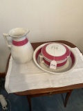 Royal Ironstone China Bowl and Pitcher Set