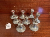 Sterling Plated Candleholders