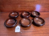 Hand Carved Mahogany Bowls