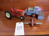 Toy Tractor, Toy Combine, Toy Plane