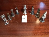Silver Plated Christmas Bells