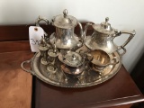 Poole Silver Tea Set