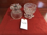 Crystal Bowls/Candleholders