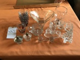 Assorted Glass and Crystal