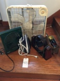 Fans, Makeup Mirror, Iron, Bag of Scissors
