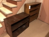 2 Wooden Bookshelves