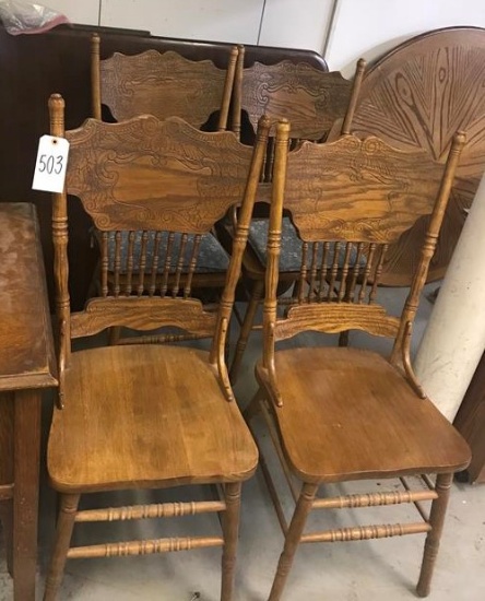 4 Wooden Chairs