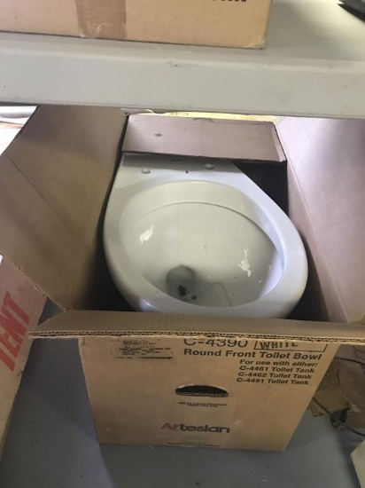 Toilet Bowl and Tank