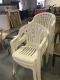 Plastic Lawn Chairs (10 total)