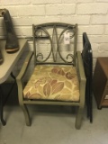2 Patio Chairs with Cushions + Folding Chair