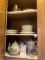 Cabinet of Dishes, Teapots, Glassware