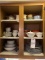 Cabinet of Plates, Bowls, Rose China Dish Set, Teacups