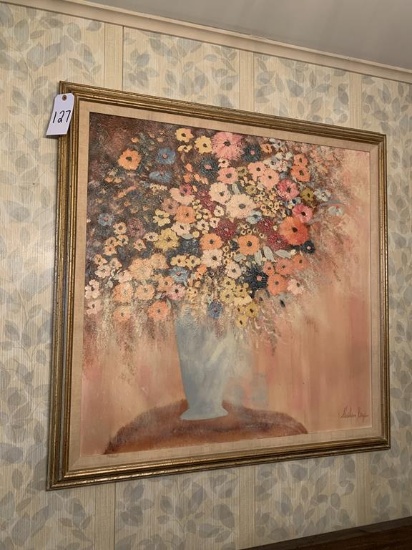 Framed Textured Painting