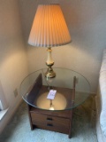 End Table with Lamp