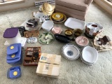 Large Lot of Cookware, Serving Dishes, Kitchen Decor