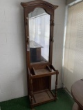 Hall Tree with Mirror