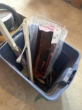 Tote of Tools and Miscellaneous Items