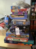 Large Lot of Games and Puzzles
