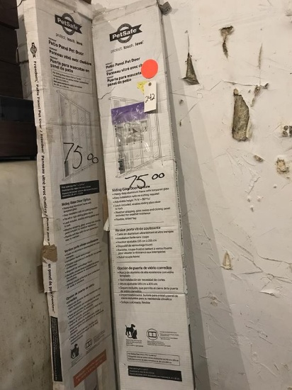 2 patio panel pet doors