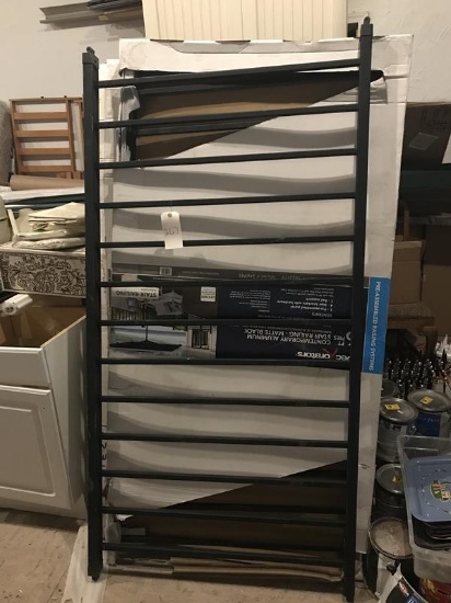 2 black, 1 white stair railing